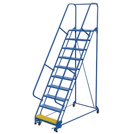 Vestil 130 H Steel PW Ladder, Perforated, 10 Step, 10 Steps LAD-PW-32-10-P